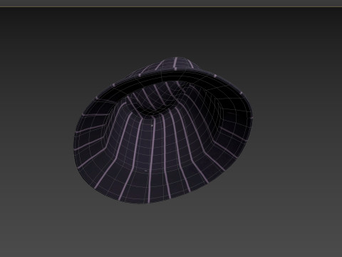 Prop091 Fedora Hat Modello 3D
