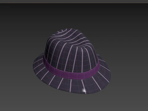 Prop091 Fedora Hat 3D Model
