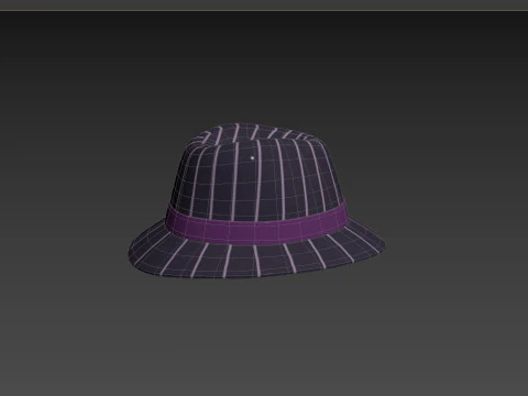 Prop091 Fedora Hat 3D Model