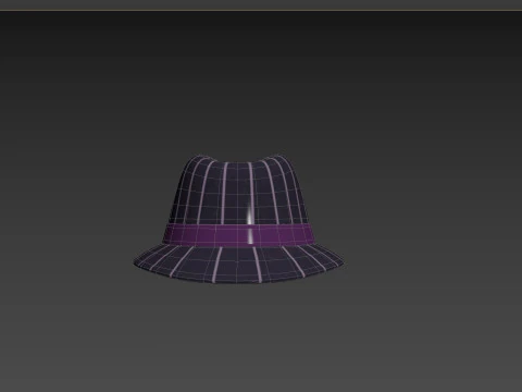 Prop091 Fedora Hat 3D Model