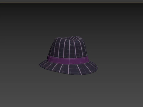 Prop091 Fedora Hat 3D Model