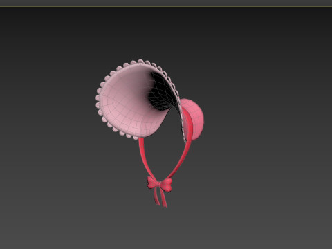 Prop092 Bonnet Hat Modelo 3D