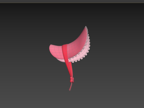 Prop092 Bonnet Hat Modelo 3D