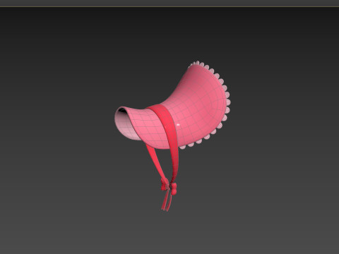 Prop092 Bonnet Hat Modelo 3D