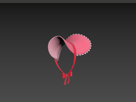 Prop092 Bonnet Hat Modelo 3D