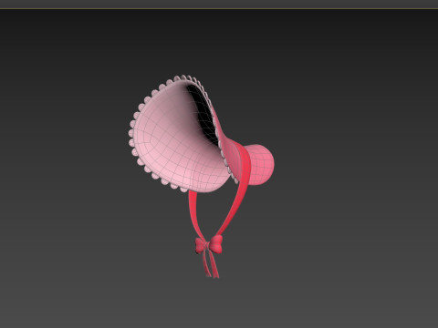 Prop092 Bonnet Hat Modelo 3D