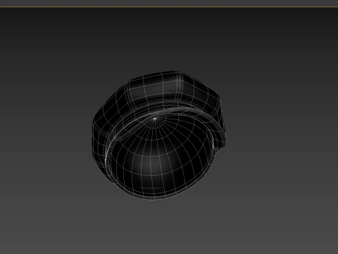 Prop093 Latex Beret Hat 3D Model