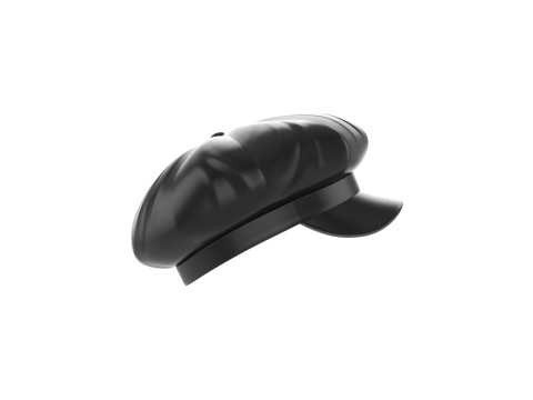 Prop093 Latex Beret Hat Modelo 3D