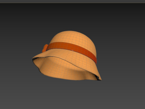 Prop094 Cloche Hat 3D मॉडल