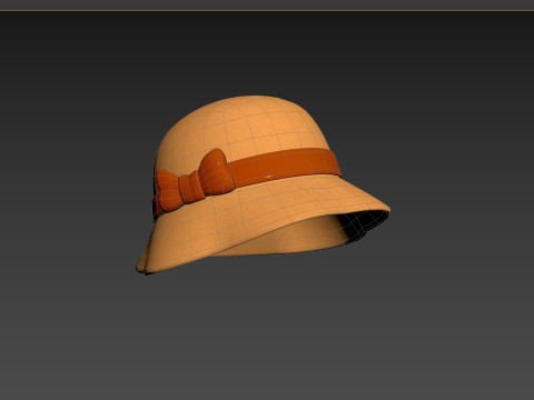 Prop094 Cloche Hat 3D मॉडल