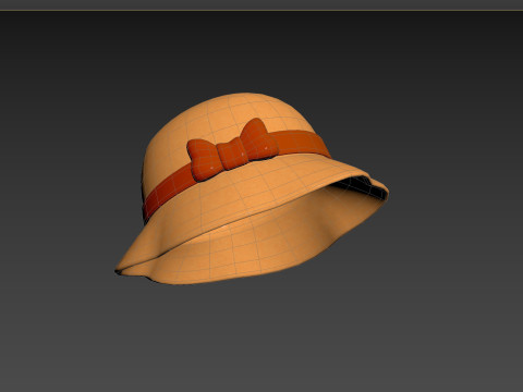 Prop094 Cloche Hat 3D मॉडल