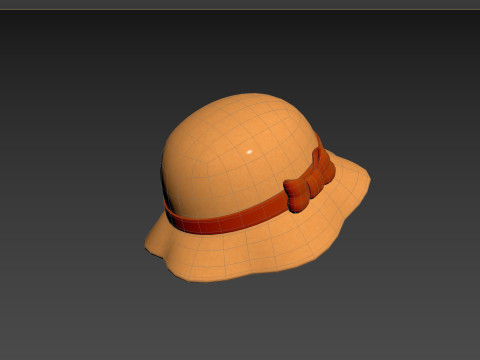 Prop094 Cloche Hat 3D मॉडल