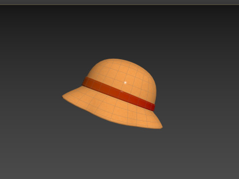 Prop094 Cloche Hat 3D मॉडल