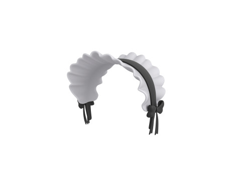 Prop095 Maid Headband Modelo 3D