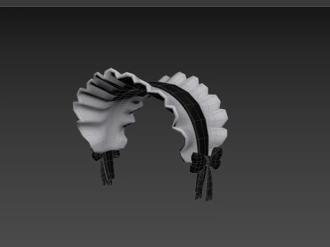 Prop095 Maid Headband 3D Model