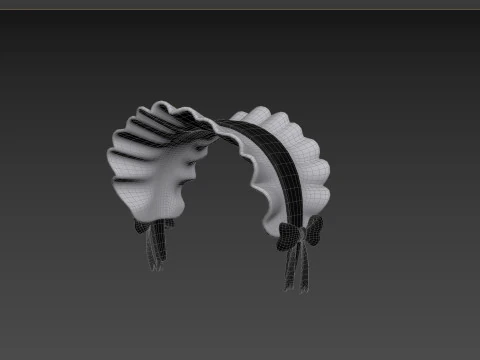 Prop095 Maid Headband 3D Model