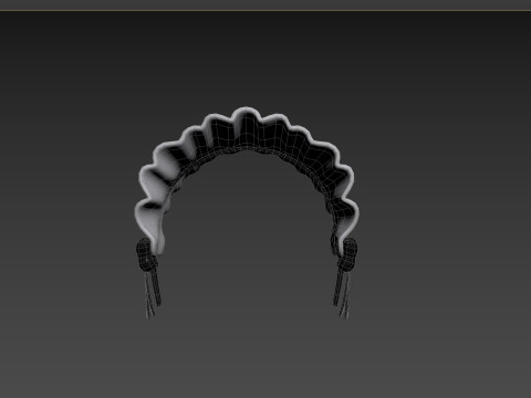 Prop095 Maid Headband Model 3D