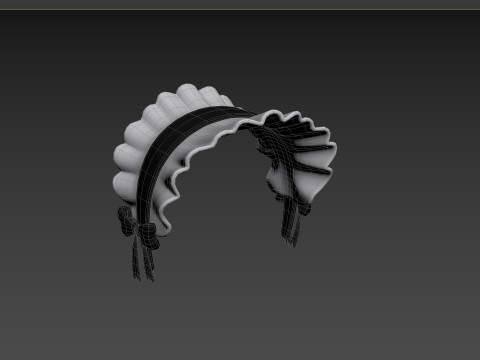 Prop095 Maid Headband Model 3D