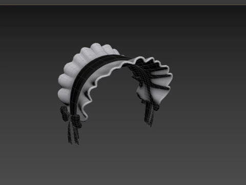 Prop095 Maid Headband 3D Model