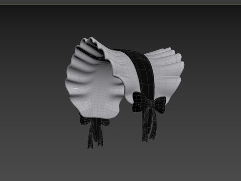 Prop095 Maid Headband Model 3D