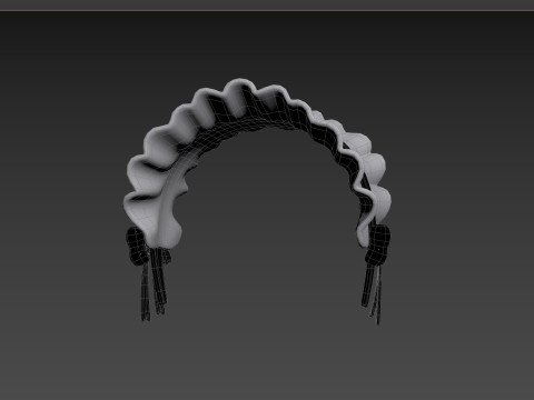 Prop095 Maid Headband Model 3D