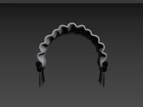 Prop095 Maid Headband 3D Model