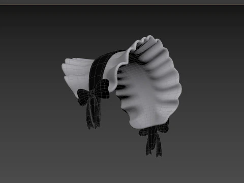 Prop095 Maid Headband 3D Model