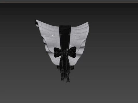 Prop095 Maid Headband 3D Model