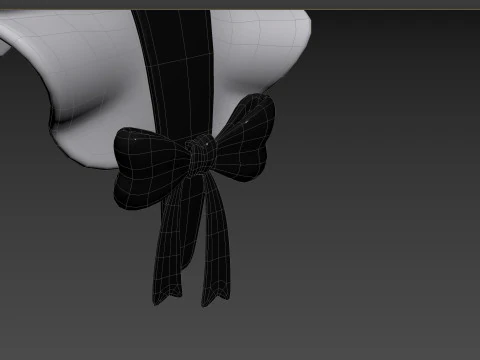 Prop095 Maid Headband 3D Model