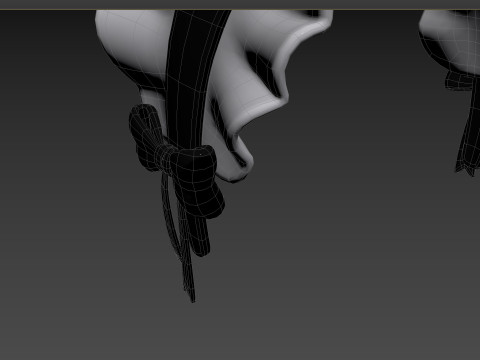 Prop095 Maid Headband Model 3D