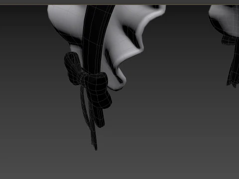 Prop095 Maid Headband 3D Model