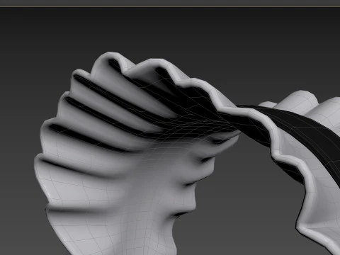 Prop095 Maid Headband 3D Model