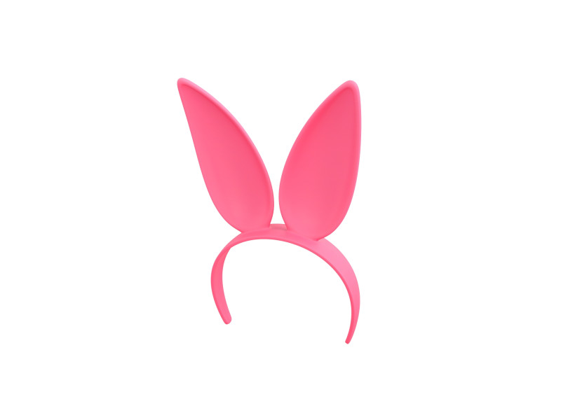 Prop096 Bunny Headband 3D 模型 .c4d .max .obj .3ds .fbx .stl .blend 