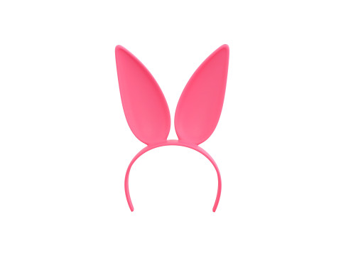 Prop096 Bunny Headband 3D 模型