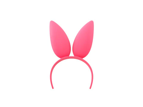Prop096 Bunny Headband 3D Model