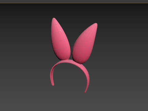 Prop096 Bunny Headband 3D 模型