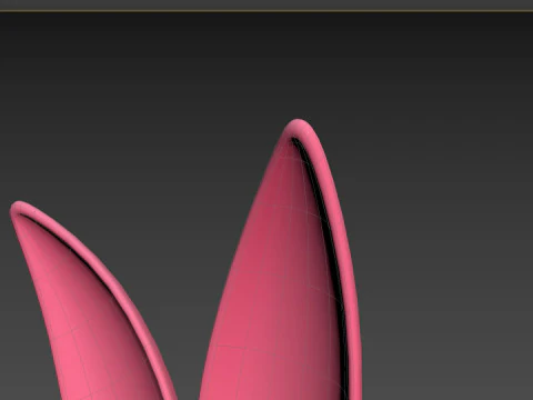Prop096 Bunny Headband 3D Model