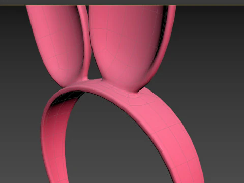 Prop096 Bunny Headband 3D Model