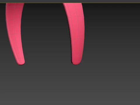 Prop096 Bunny Headband 3D Model