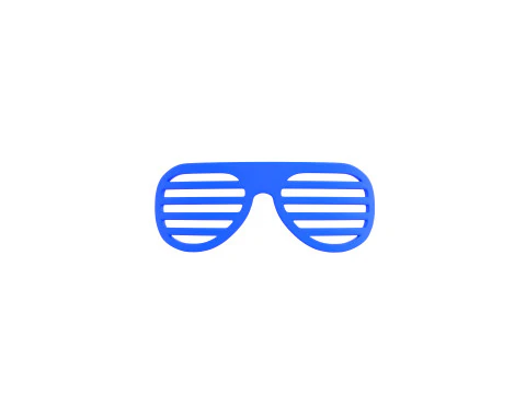 Prop098 Shutter Shade Sunglasses 3D Model