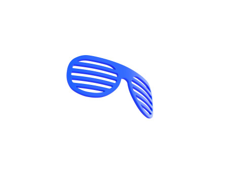Prop098 Shutter Shade Sunglasses Modèle 3D