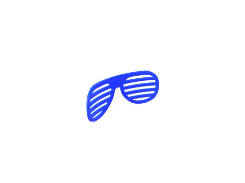 Prop098 Shutter Shade Sunglasses 3D Model