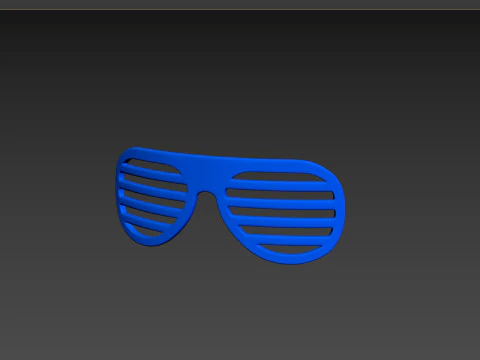Prop098 Shutter Shade Sunglasses 3D Model