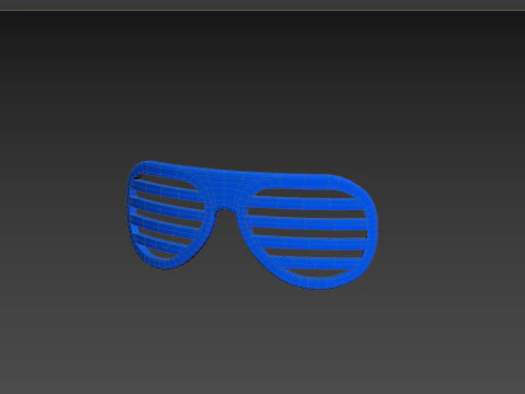 Prop098 Shutter Shade Sunglasses 3D Model