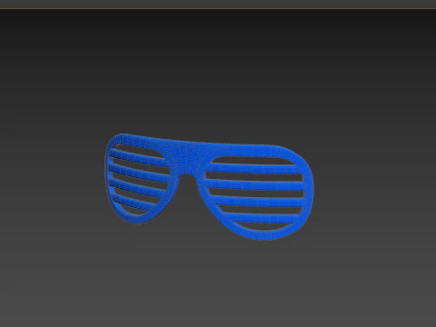 Prop098 Shutter Shade Sunglasses 3D Model