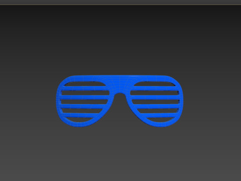 Prop098 Shutter Shade Sunglasses Modèle 3D
