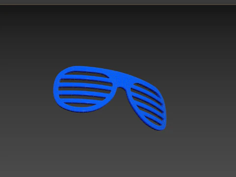Prop098 Shutter Shade Sunglasses 3D Model