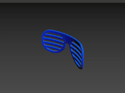 Prop098 Shutter Shade Sunglasses 3D Model