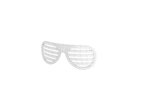 Prop098 Shutter Shade Sunglasses 3D Model