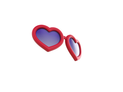 Prop099 Heart Sunglasses 3D Модель